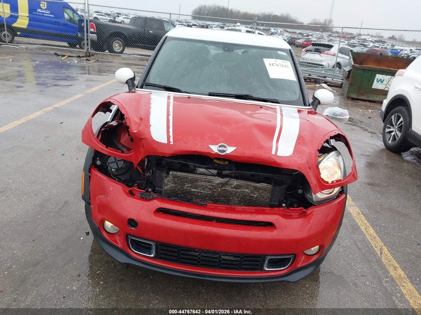 2013 Mini Paceman Cooper S VIN: WMWSS7C50DWN51998 Lot: 44767642