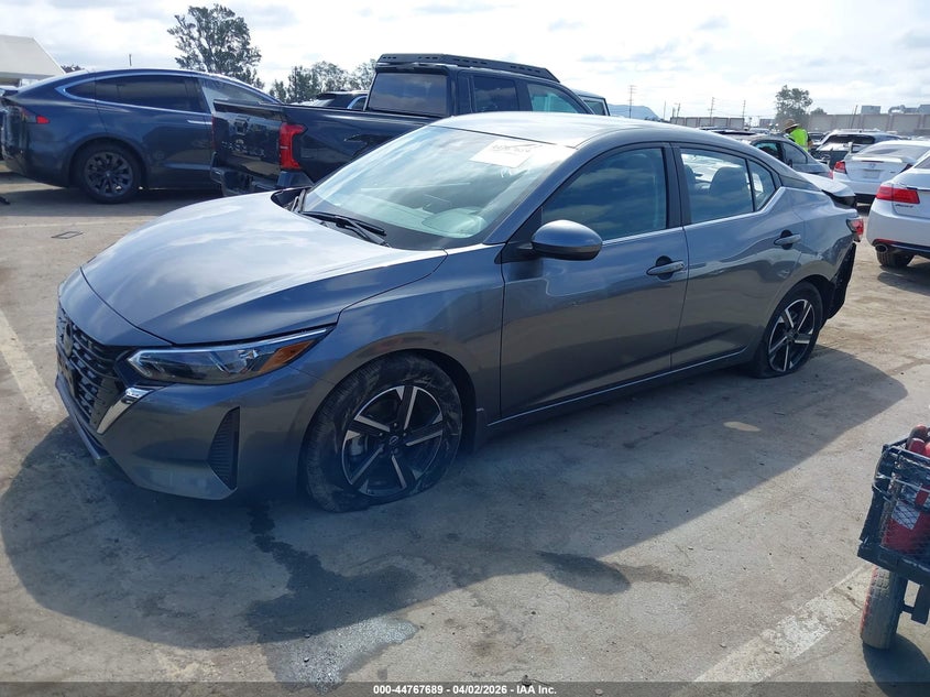 Vin: 3n1ab8cv8sy379071, lot: 45264893, nissan sentra sv 20252