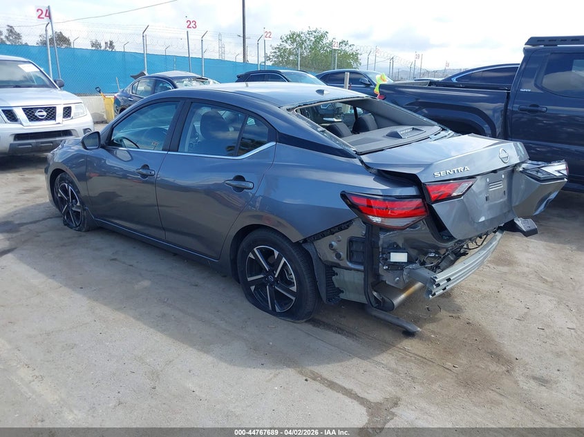 Vin: 3n1ab8cv8sy379071, lot: 45264893, nissan sentra sv 20253