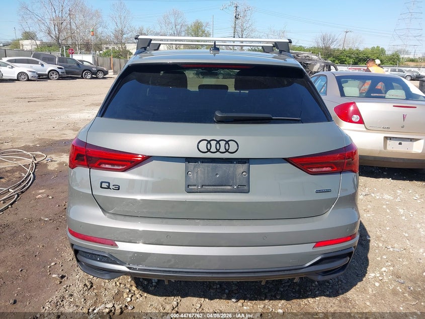 2022 Audi Q3 Premium 45 Tfsi S Line Quattro Tiptronic VIN: WA1DECF30N1091157 Lot: 44767762