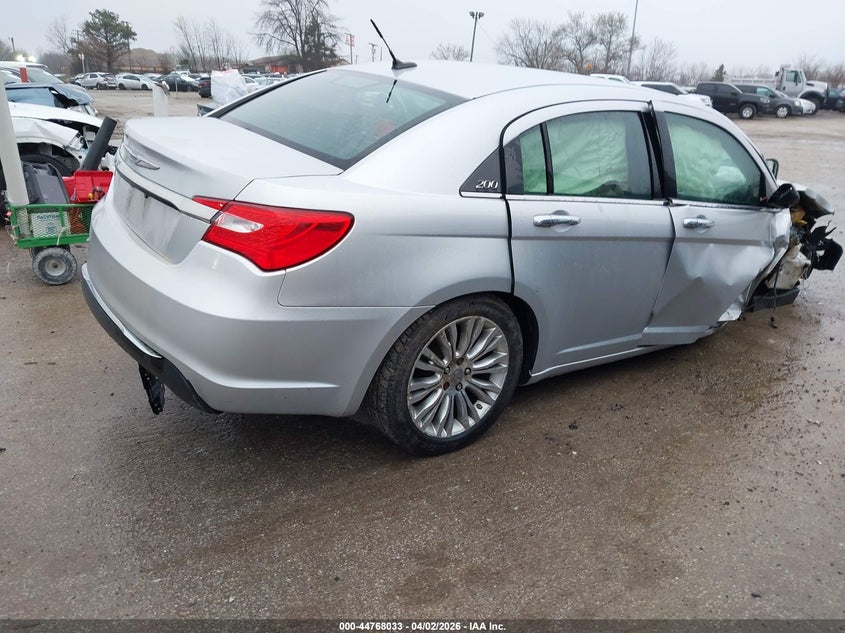 2012 Chrysler 200 3.6 Limited Grey Lot 111044768033 Vin 1C3CCBCG0CN113371