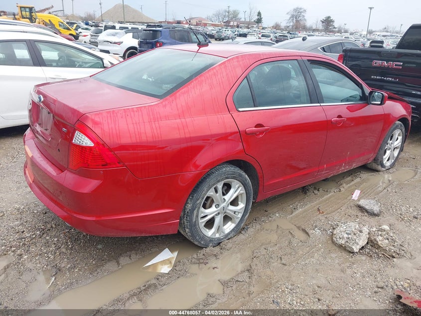 Vin: 3fahp0ha4cr390736, lot: 45265261, ford fusion se 20124