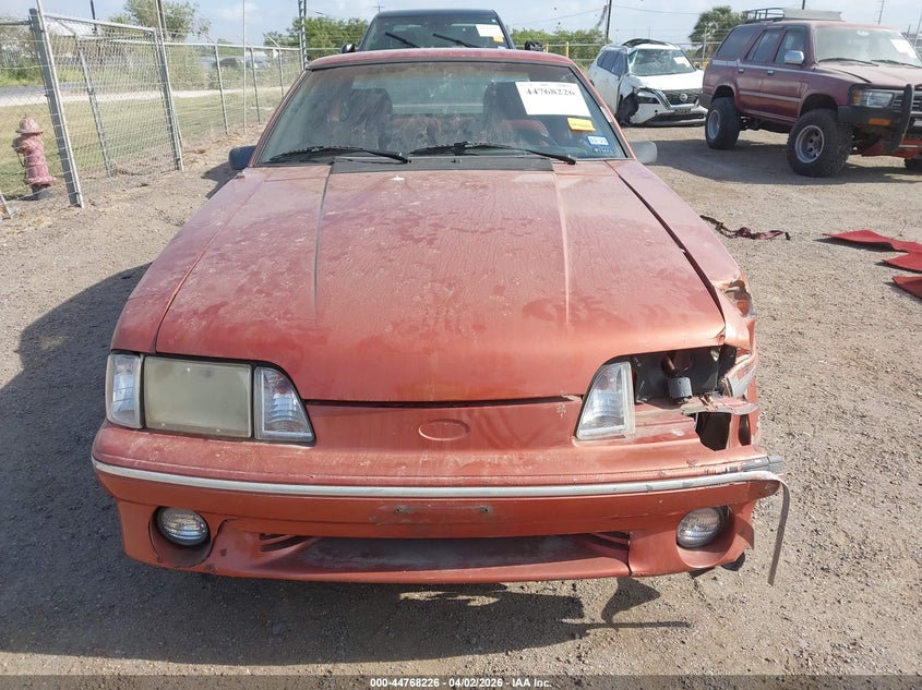 1988 Ford Mustang Gt VIN: 1FABP42E0JF247835 Lot: 44768226