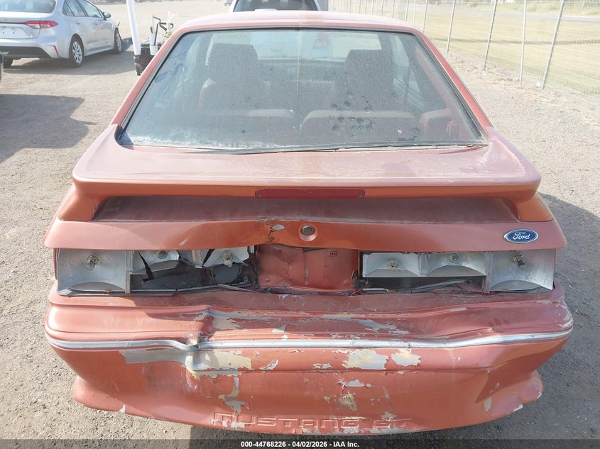 1988 Ford Mustang Gt VIN: 1FABP42E0JF247835 Lot: 44768226
