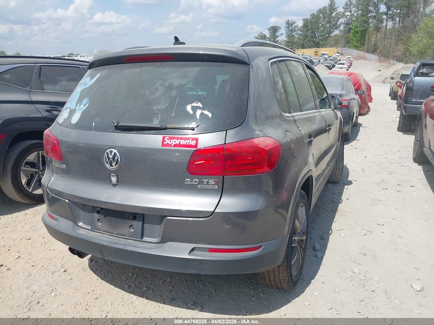 2014 Volkswagen Tiguan R-Line/S/Se/Sel