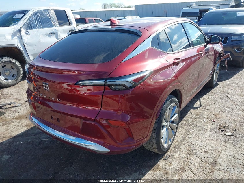 Vin: kl47lcep8sb116285, lot: 45265648, buick envista avenir fwd 20254