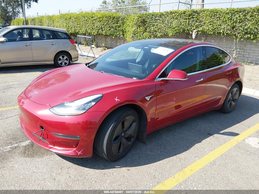 Vin: 5yj3e1eb1jf129950, lot: 45265691, tesla model 3 long range/performance 20182