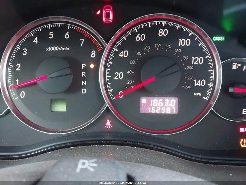 2008 Subaru Outback 2.5I/2.5I L.l. Bean Edition VIN: 4S4BP61C987345025 Lot: 44768610