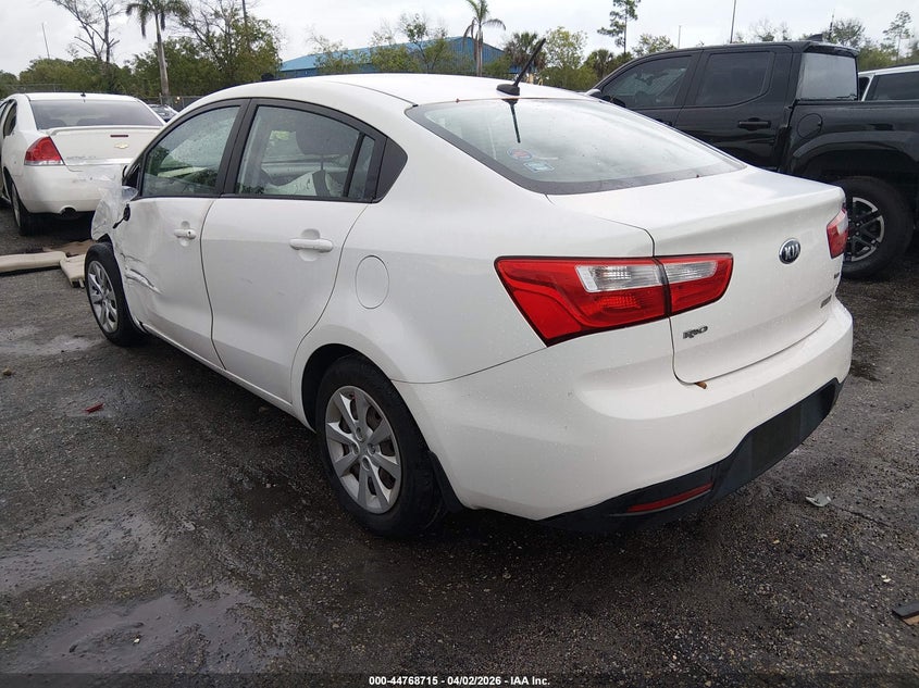 Vin: knadm4a39f6463442, lot: 45265919, kia rio lx 20153
