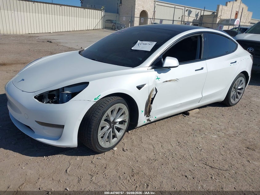 Vin: 5yj3e1ea9mf028070, lot: 45265961, tesla model 3 standard range plus rear-wheel drive 20212