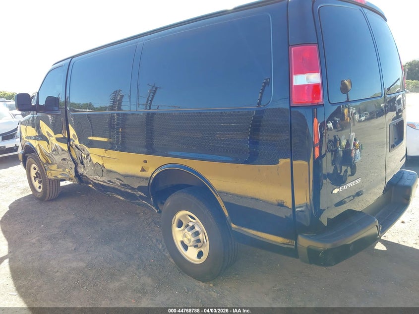 Vin: 1gcwgafp0p1169326, lot: 45265993, chevrolet express cargo rwd 2500 regular wheelbase wt 20233