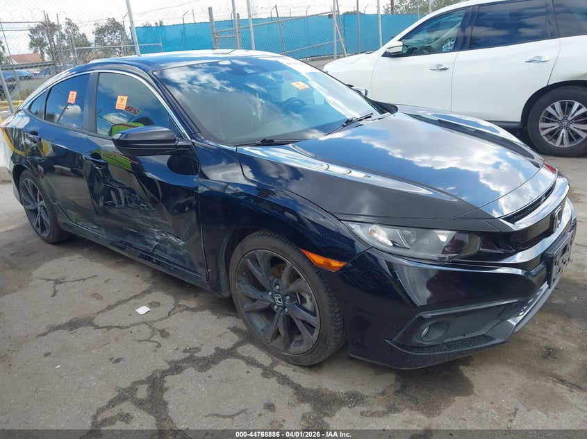 2HGFC2F80KH505045 2019 Honda Civic Sport auction photo 1