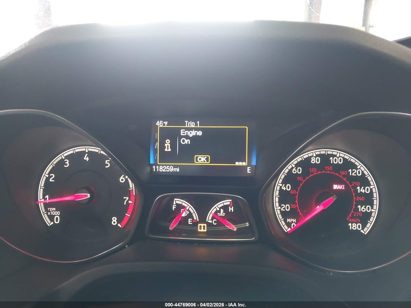 2017 Ford Focus St VIN: 1FADP3L92HL348150 Lot: 44769006