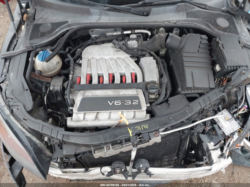 2008 Audi Tt 3.2 VIN: TRUDD38J181002968 Lot: 44769156