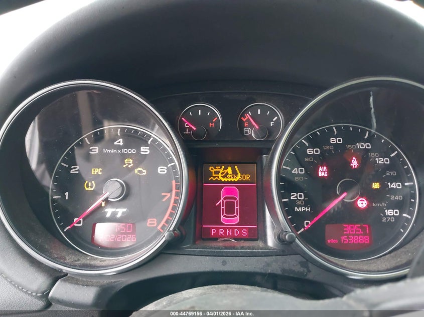 2008 Audi Tt 3.2 VIN: TRUDD38J181002968 Lot: 44769156