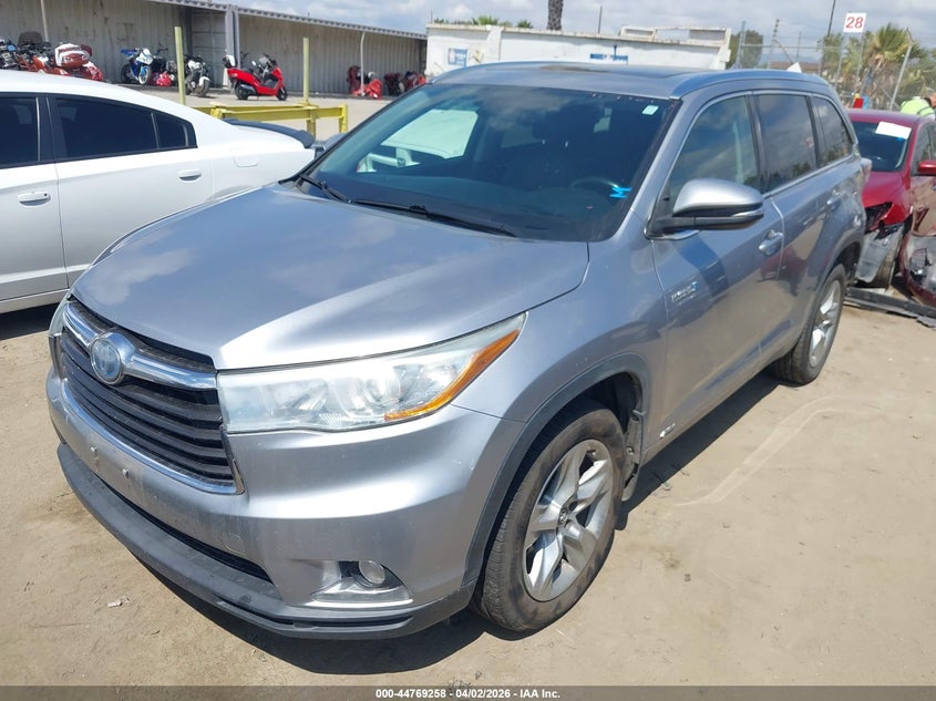 2016 Toyota Highlander Hybrid Limited Platinum V6