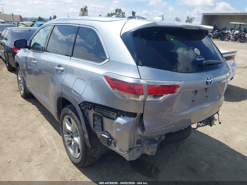 2016 Toyota Highlander Hybrid Limited Platinum V6