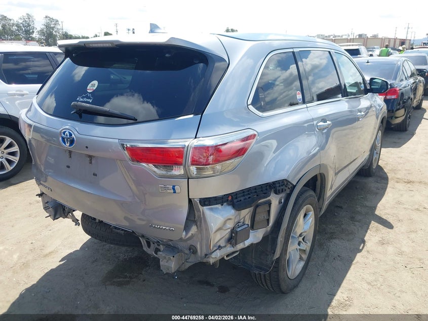 2016 Toyota Highlander Hybrid Limited Platinum V6