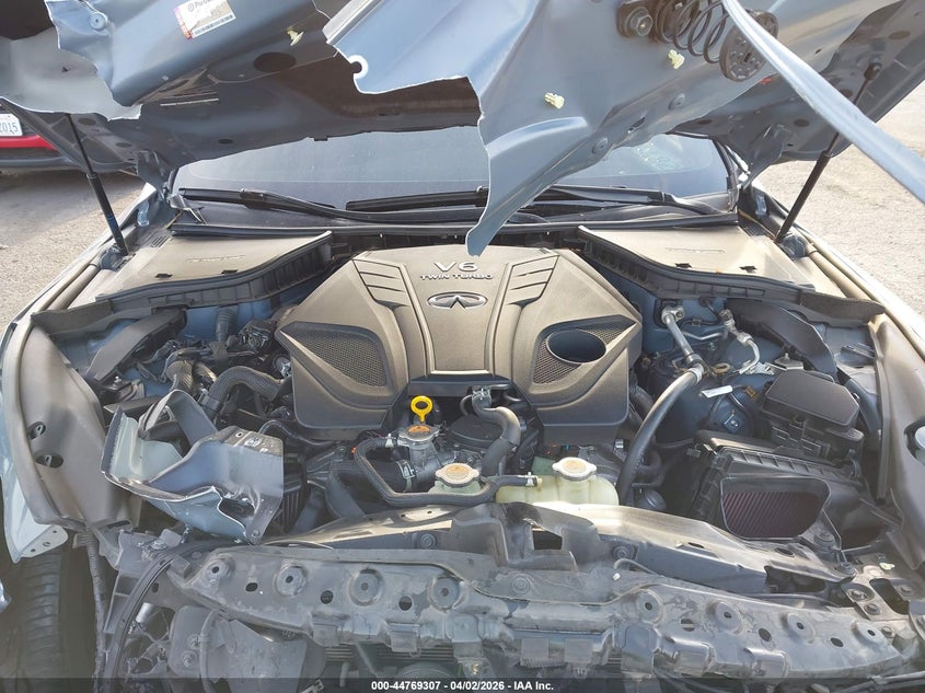 2022 Infiniti Q60 Red Sport 400 VIN: JN1FV7LK7NM660508 Lot: 44769307