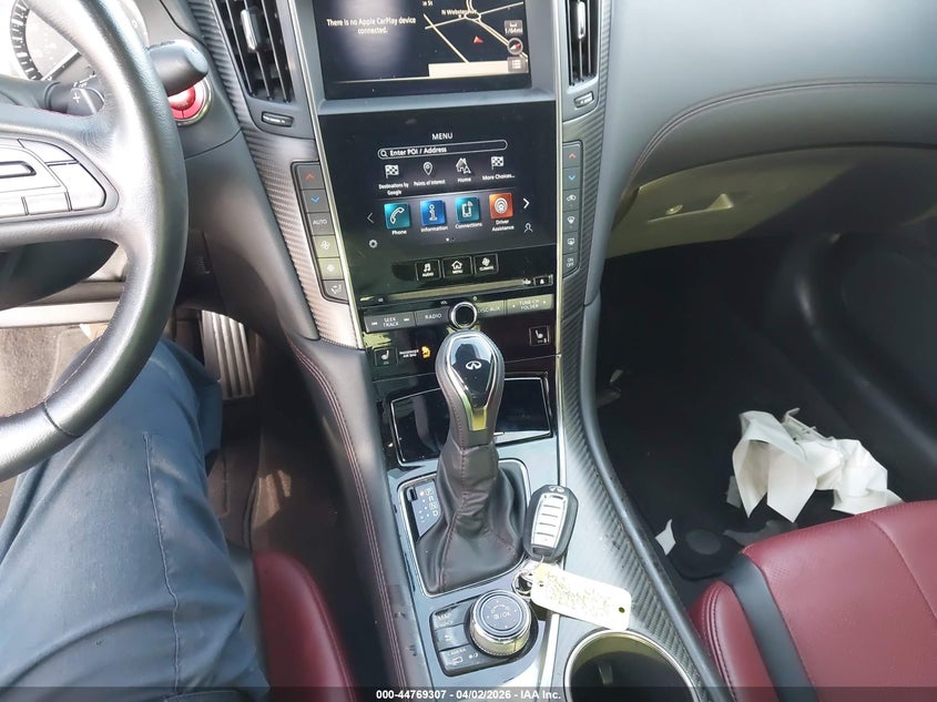 2022 Infiniti Q60 Red Sport 400 VIN: JN1FV7LK7NM660508 Lot: 44769307