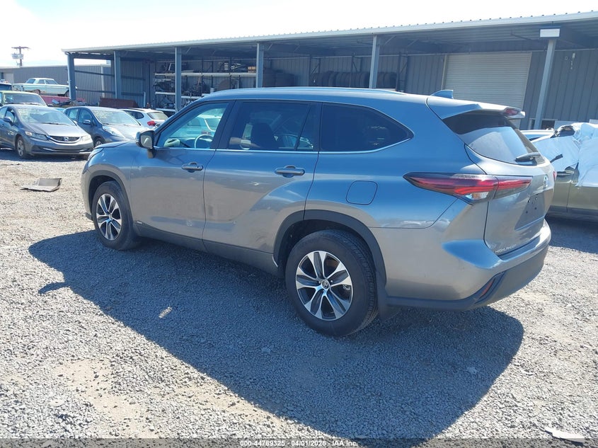 Vin: 5tdkbrch0ts692142, lot: 45266529, toyota highlander hybrid xle 20263