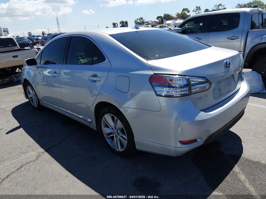 Vin: jthbb1ba6a2028792, lot: 45266641, lexus hs 250h 20103