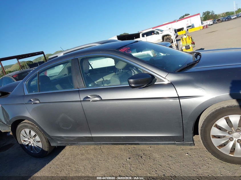 2012 Honda Accord 2.4 2.4 Lx grey Lot 111044769555 Vin 1HGCP2F31CA242902