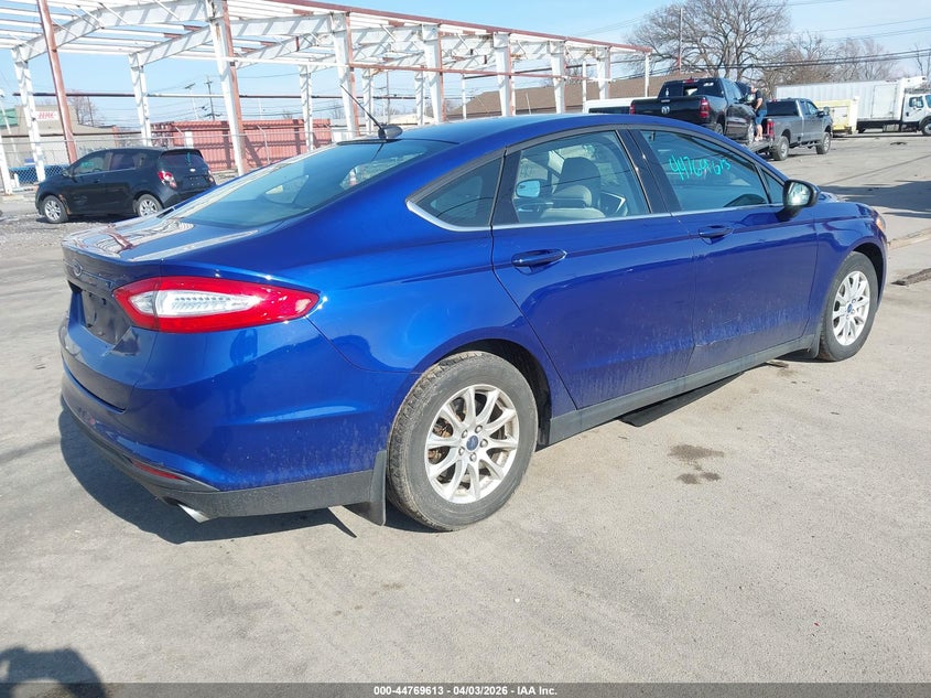 Vin: 3fa6p0g77fr276392, lot: 45266817, ford fusion s 20154