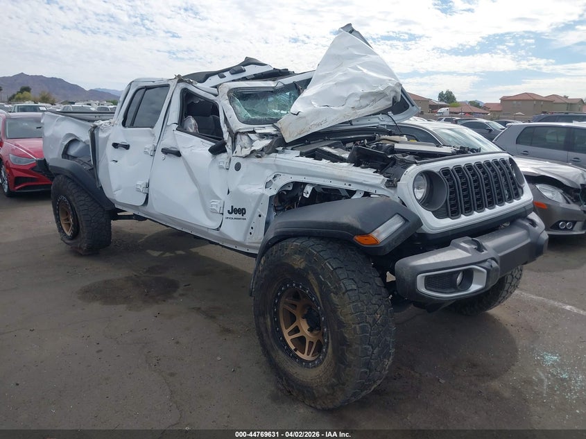 Vin: 1c6hjtag8rl100640, lot: 45266835, jeep gladiator sport 2024 img_1