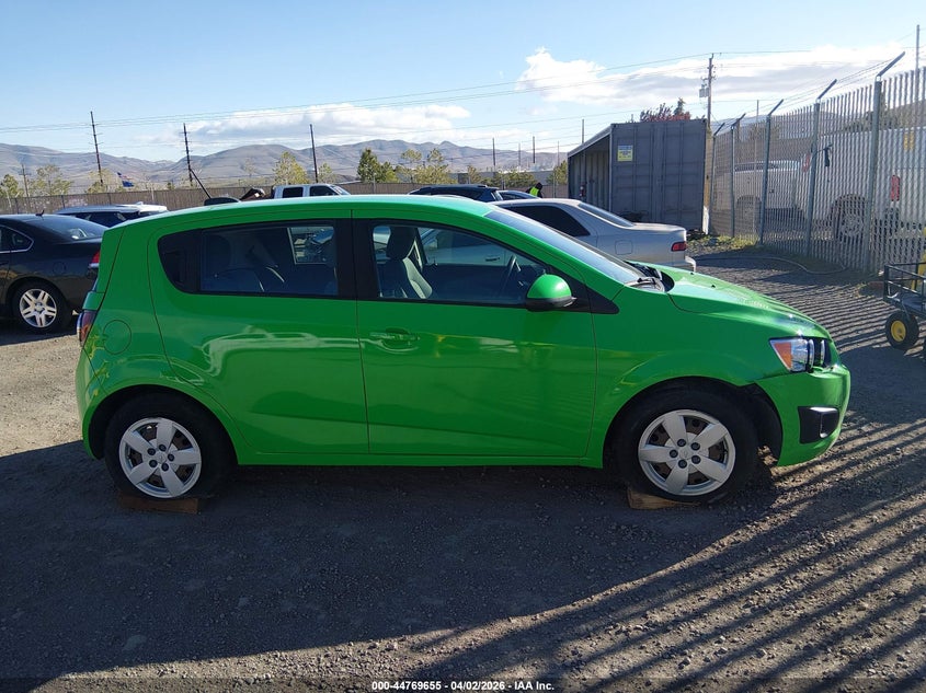 2016 Chevrolet Sonic Ls Manual VIN: 1G1JB6SH7G4103271 Lot: 44769655