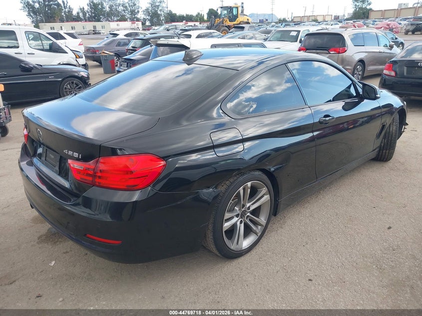 Vin: wba3n7c56fk223460, lot: 45266922, bmw 428i 20154