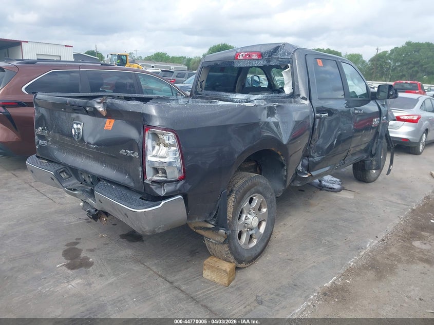 Vin: 3c6ur5dl2jg240339, lot: 45267209, ram 2500 big horn  4x4 6'4 box 20184