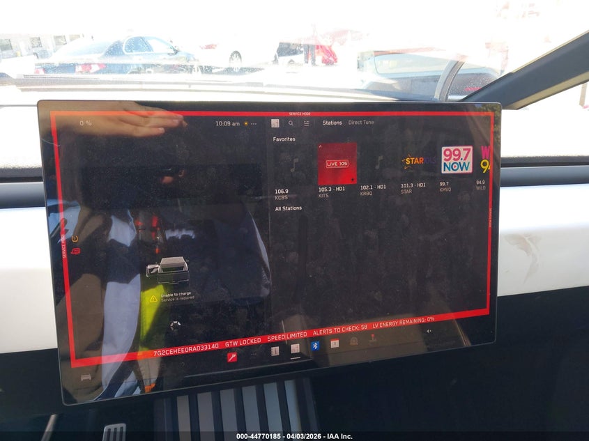 2024 Tesla Cybertruck Cyberbeast VIN: 7G2CEHEE0RA033140 Lot: 44770185