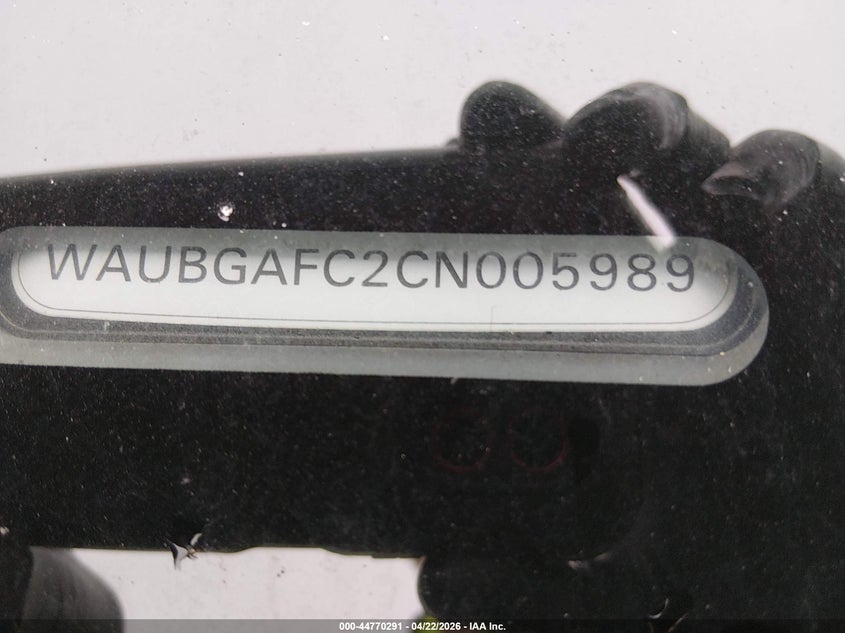 2012 Audi A6 3.0 Premium VIN: WAUBGAFC2CN005989 Lot: 44770291