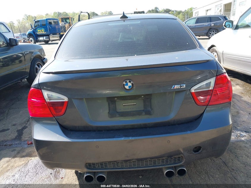 2008 BMW M3 VIN: WBSVA93528E041767 Lot: 44770530