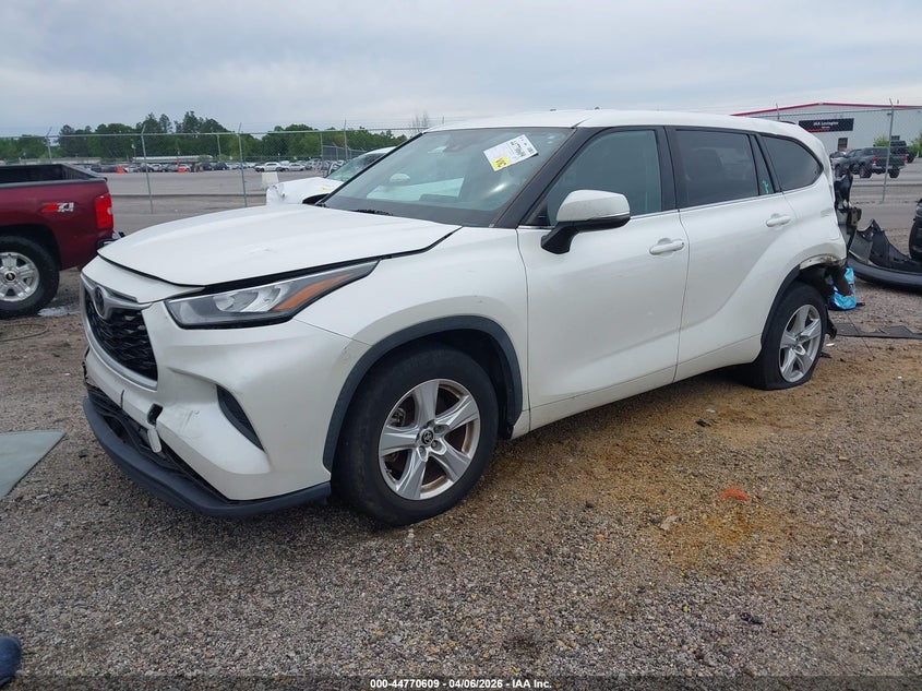 VIN 5TDCZRAH8LS012121 2020 TOYOTA HIGHLANDER L