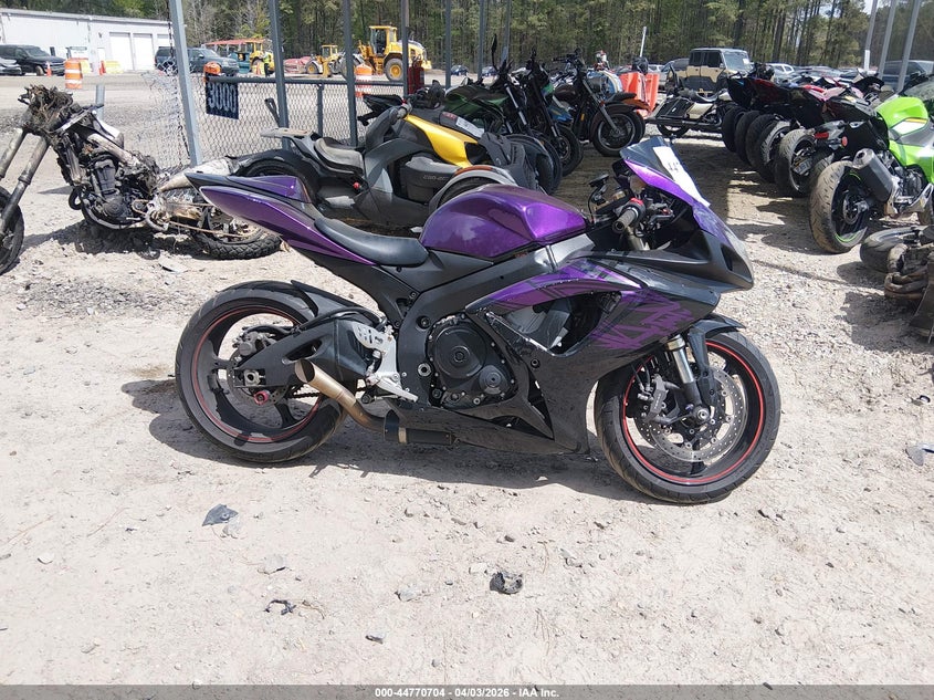 2007 Suzuki Gsx-R600 VIN: JS1GN7DA472119612 Lot: 44770704
