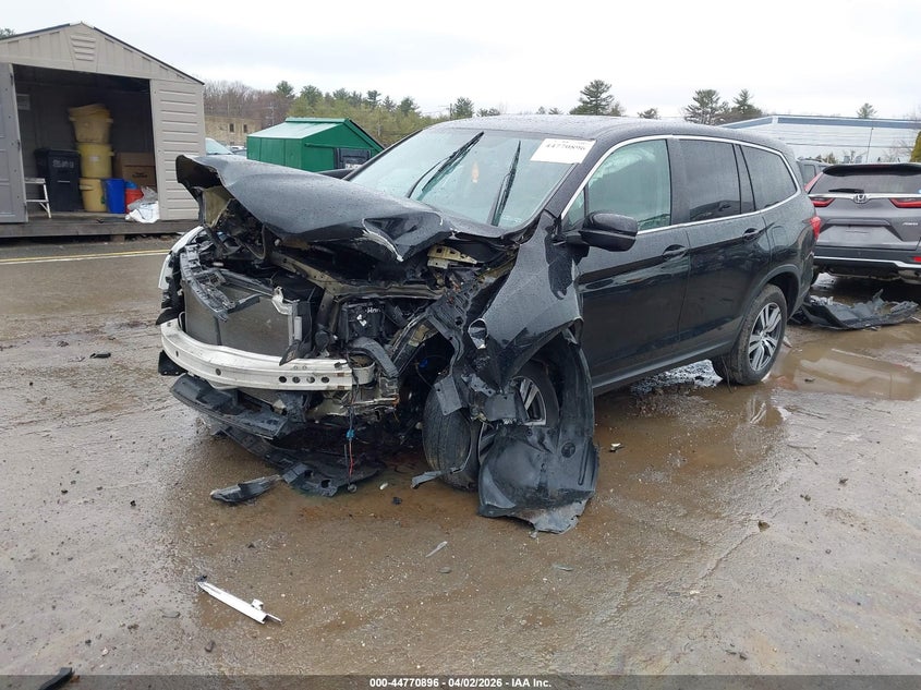 Vin: 5fnyf6h54hb061322, lot: 45268143, honda pilot ex-l 20172