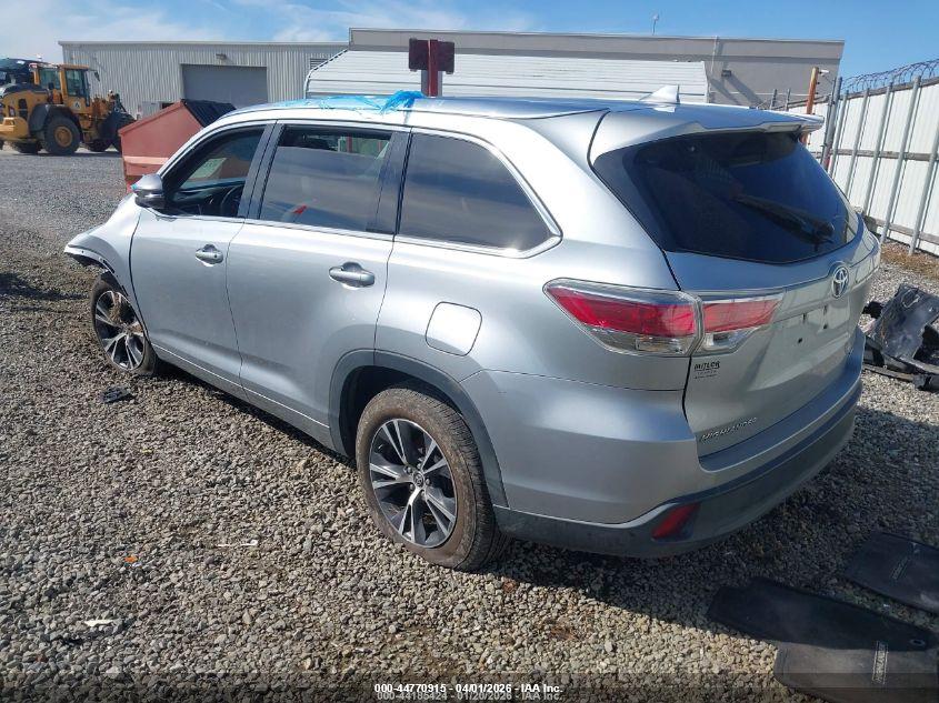2016 Toyota Highlander Xle V6