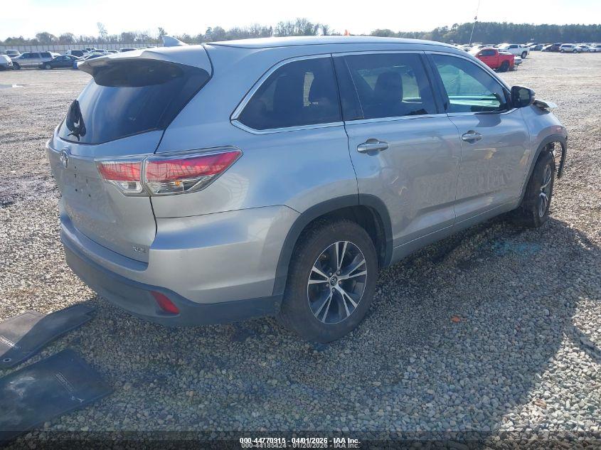 2016 Toyota Highlander Xle V6