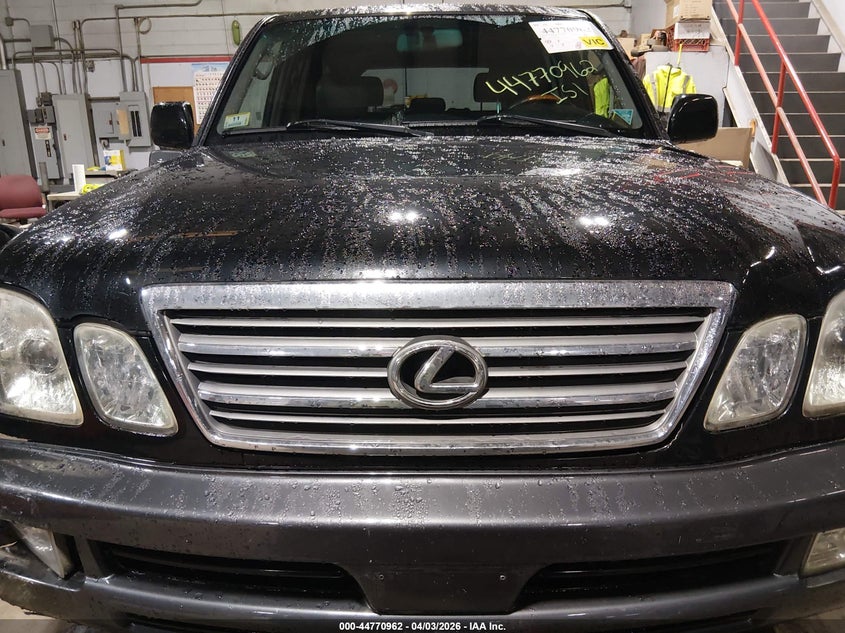 2005 Lexus Lx 470 VIN: JTJHT00W253554335 Lot: 44770962