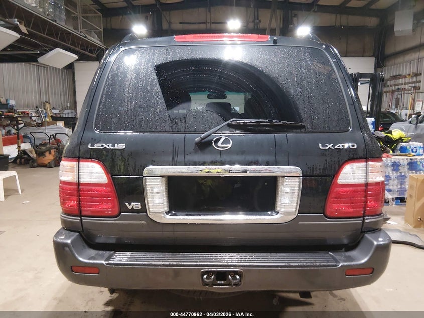 2005 Lexus Lx 470 VIN: JTJHT00W253554335 Lot: 44770962