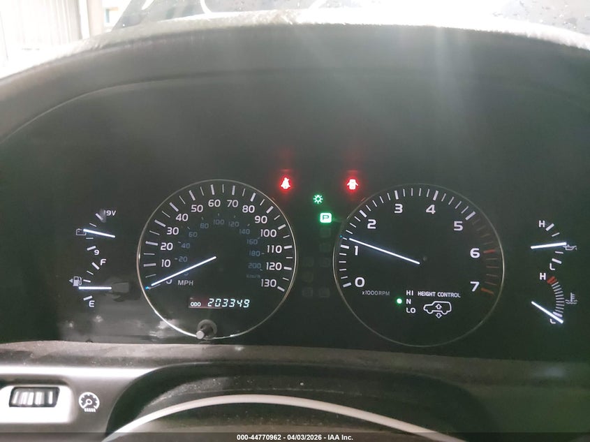 2005 Lexus Lx 470 VIN: JTJHT00W253554335 Lot: 44770962