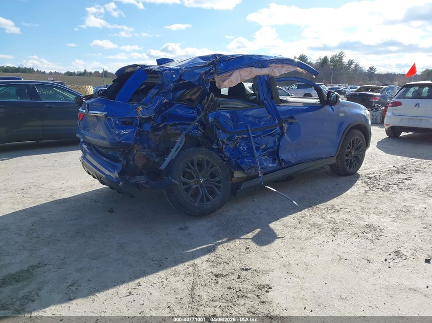 Vin: ja4ar3auxku023708, lot: 45268249, mitsubishi outlander sport es/se/le/sp 20194