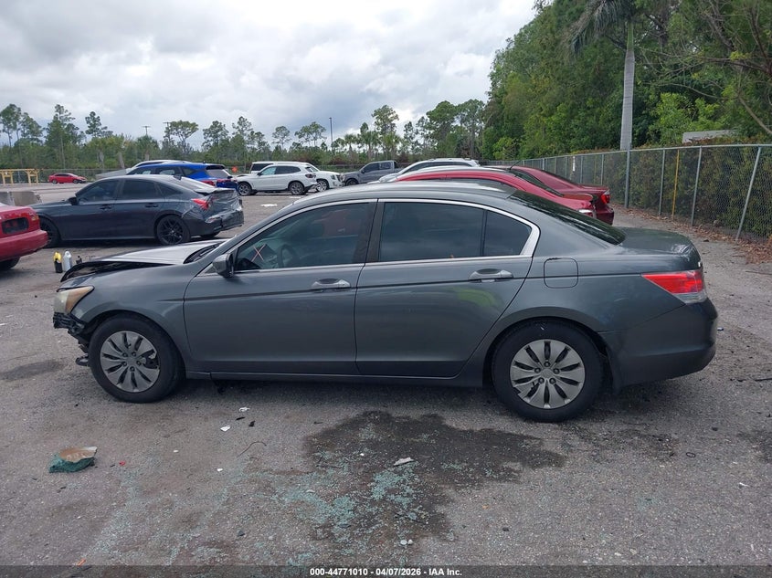 2012 Honda Accord 2.4 2.4 Lx grey Lot 111044771010 Vin 1HGCP2F32CA233805