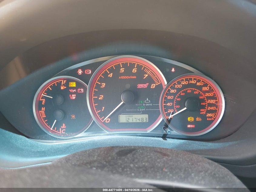 2010 Subaru Impreza Wrx Sti Special Edition VIN: JF1GR8H66AL802764 Lot: 44771409