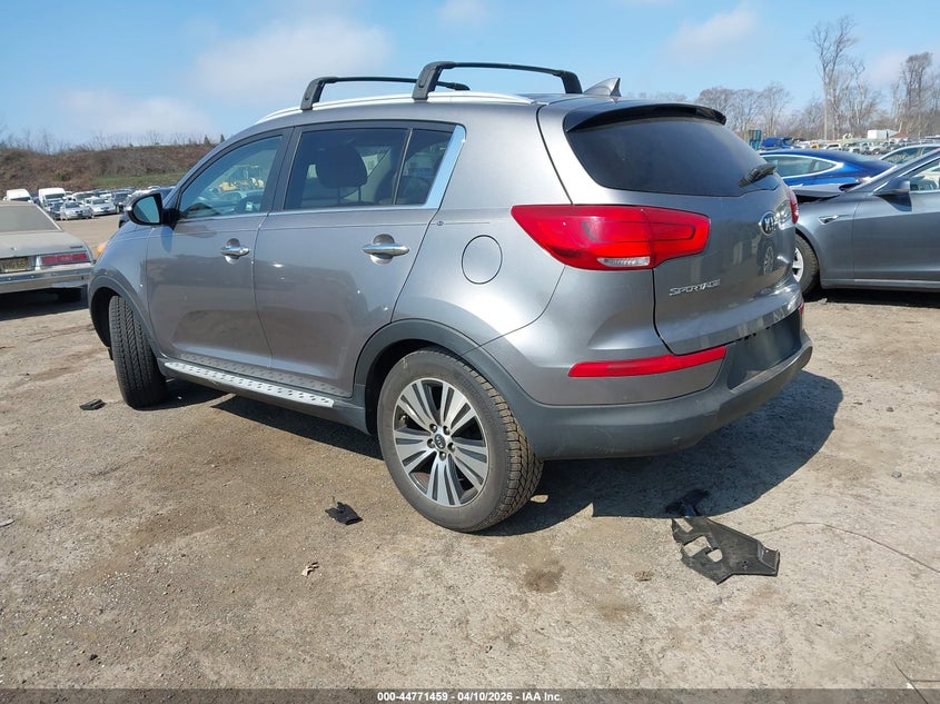 2015 Kia Sportage 2.4 Ex grey Lot 111044771459 Vin KNDPC3AC4F7683997