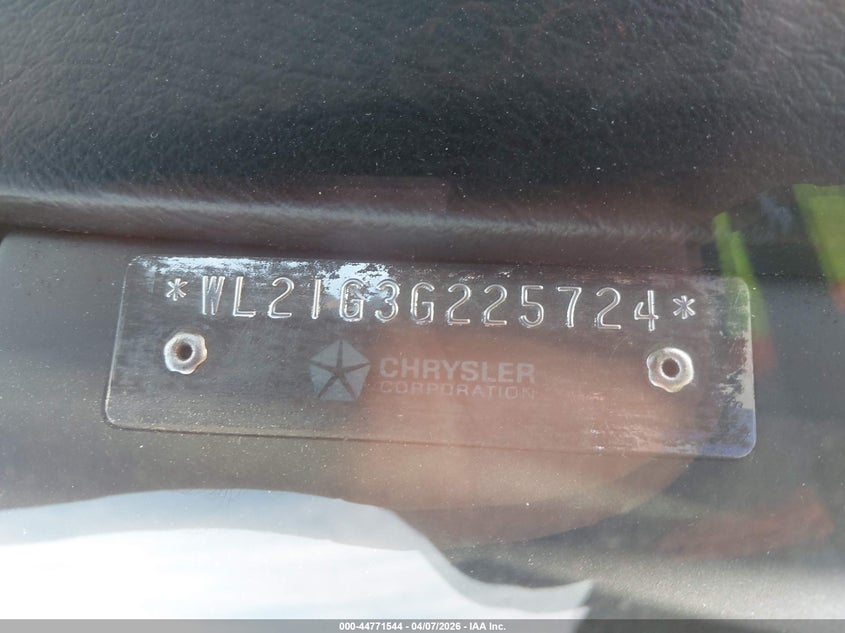 1973 Dodge Charger VIN: WL21G3G225724 Lot: 44771544