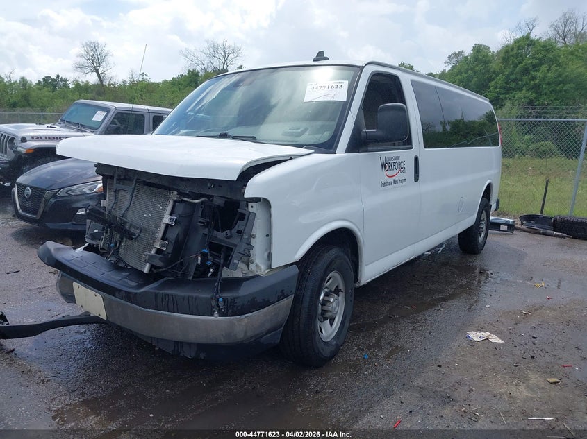 Vin: 1gazgpfg3k1361454, lot: 45268871, chevrolet express 3500 lt 20192