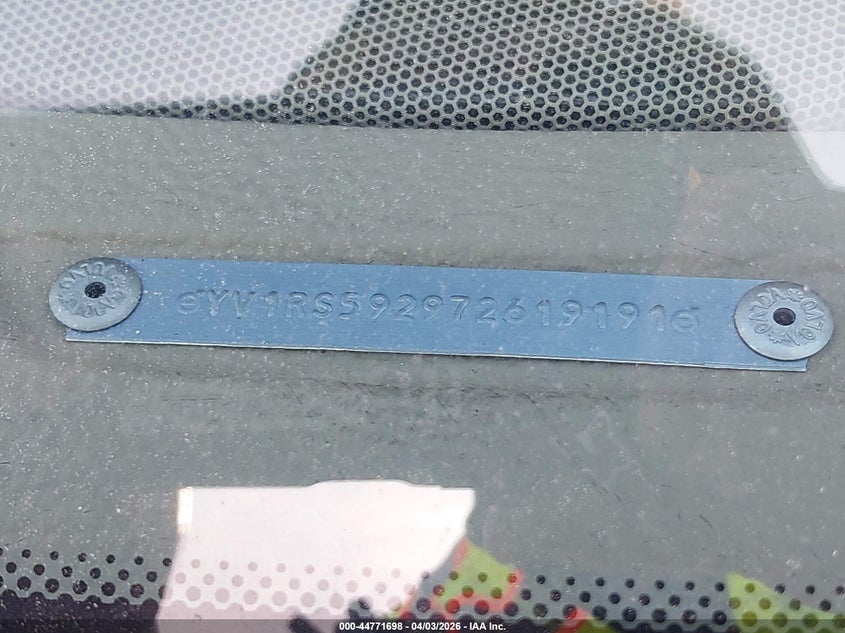 2007 Volvo S60 2.5T VIN: YV1RS592972619191 Lot: 44771698